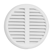 Решетка вентилационна Haco кръгла PVC с естествена тяга  ф 140 мм, бяла, VMKS - product - 061 MCI 122