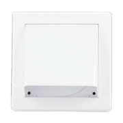 Решетка вентилационна Haco квадратна PVC с рамка и мрежа  150x150 мм, бяла, VMGK - product - 061 MCI 136