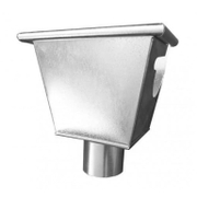 Казанче водосточно Metal Treid за улук от поцинкована ламарина  ф 120х0.5 мм, квадратно - product - 061 MNV 009