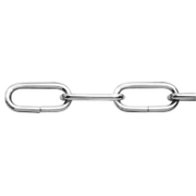 Верига декоративна Vormann стоманена никелирана  звено ф 2х16х10 мм, 7 кг - product - 061 PSD 965