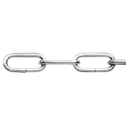 Верига декоративна Vormann стоманена никелирана  звено ф 2.8х34х16 мм, 10 кг - product - 061 PSD 966