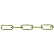 Верига декоративна Vormann стоманена с месингово покритие  звено ф 2х17х10 мм, 10 кг - product - 061 PSD 971