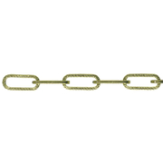 Верига декоративна Vormann стоманена с месингово покритие  звено ф 3х29х15 мм, 20 кг - product - 061 PSD 972