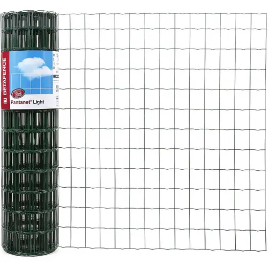 Електрозаварена оградна мрежа Betafence с PVC покритие  ф 2.2 мм, 1.5x25 м, 76.2x101.6 мм, Pantanet Light