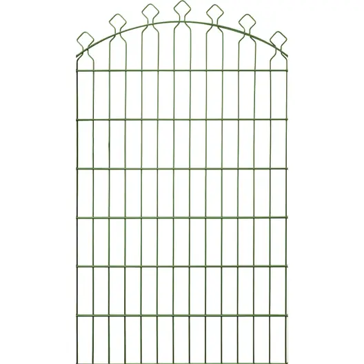 Електрозаварено оградно пано Betafence с PVC покритие  ф 4.2 мм, 1.1x2.02 м, 50x100 мм, зелено, Bekafor Prestige