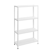 Стелаж Stelt с рафтове метален 4 рафта 850х300х1700 мм, бял, CMC 17834 - product - 061 SLT 049