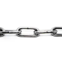 Верига стоманена QD Rigging China неръждаема  звено ф 3х26х12.2 мм, DIN 763