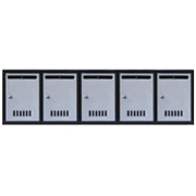 Пощенска кутия Premium метален модул 5 бр.  975х260х78 мм - product - 061 VLR1174