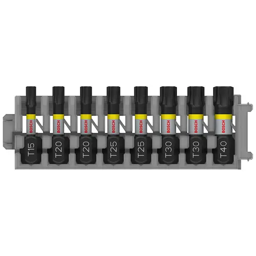 Комплект битове Bosch TX Torx  1/4", 8 бр., PRO Torx Impact