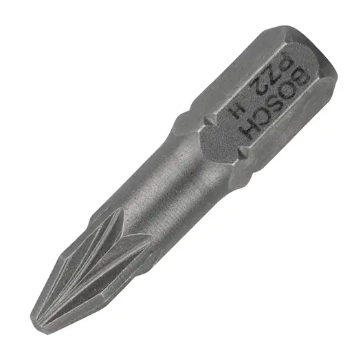 Накрайник бит PZ Bosch Pozidriv кръстат  PZ 2, 1/4", 25 мм, Extra Hard