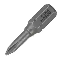 Накрайник бит PH Bosch Philips кръстат  PH 1, 1/4", 25 мм, 3 бр., Extra Hard