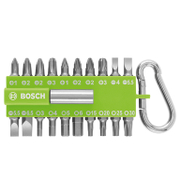 Комплект битове Bosch PH/PZ/TX с карабинер  21 бр. - product - 062 BSH1019