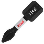 Накрайник бит PH Bosch Philips ударен, торсионен  PH 1, 1/4, 25 мм, 2 бр., Impact Control - product - 062 BSH1175
