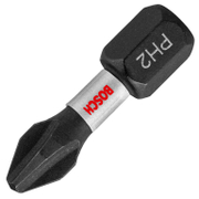 Накрайник бит PH Bosch Philips ударен, торсионен  PH 2, 1/4, 25 мм, 2 бр., Impact Control - product - 062 BSH1176