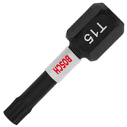 Накрайник бит TX Bosch Torx торсионен, ударен  TX 15, 1/4, 25 мм, 2 бр., Impact Control - product - 062 BSH1184