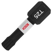 Накрайник бит TX Bosch Torx торсионен, ударен  TX 25, 1/4, 25 мм, 2 бр., Impact Control - product - 062 BSH1186