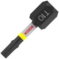 Накрайник бит TX Bosch Torx торсионен, ударен  TX 10, 1/4", 25 мм, 2 бр., PRO Torx Impact