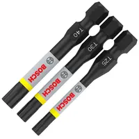Комплект битове Bosch TX Torx  TX 25/30/40, 1/4", 55 мм, 3 бр., PRO T Impact