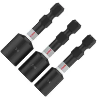 Комплект битове Bosch  SW 1/4", 5/16", 3/8", 1/4", 50 мм, 3 бр., PRO Nutsetter Impact