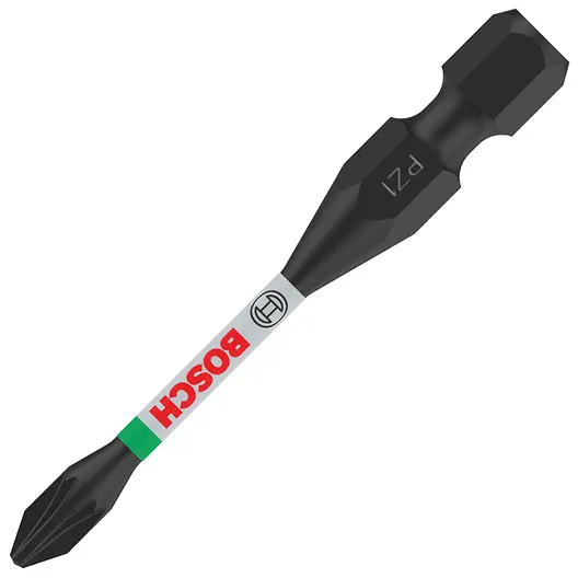 Накрайник бит PZ Bosch Pozidriv кръстат  PZ 1, 1/4", 55 мм, 2 бр., PRO PZ Impact