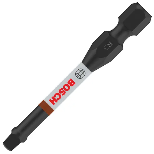 Накрайник бит RB Bosch Robertson квадрат  RB 3, 1/4", 55 мм, 2 бр., PRO R Impact