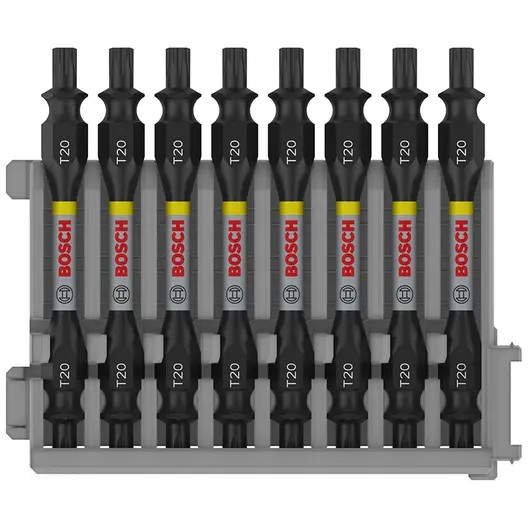 Накрайник бит Bosch двустранен  TX 20, 1/4", 65 мм, 8 бр., PRO Impact
