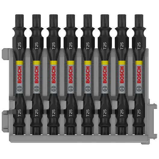 Накрайник бит Bosch двустранен  TX 25, 1/4", 65 мм, 8 бр., PRO Impact