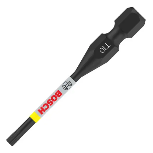 Накрайник бит TX Bosch Torx торсионен, ударен  TX 10, 1/4", 50 мм, 2 бр., PRO Impact T