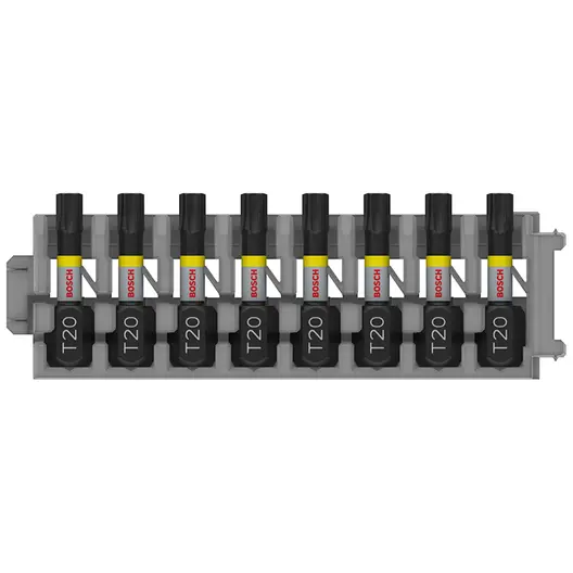 Накрайник бит TX Bosch Torx торсионен, ударен  TX 20, 1/4", 25 мм, 8 бр., PRO T Impact