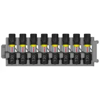Накрайник бит TX Bosch Torx торсионен, ударен  TX 30, 1/4", 25 мм, 8 бр., PRO T Impact