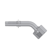 Накрайник Vitillo за хидравлични маркучи плосколицеви женски, UNF резба, DN06, 9/16 - 18, DK ORFS 45° - product - 062 DIS 119