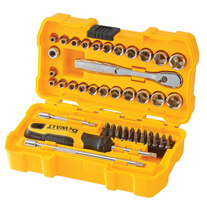 Гедоре комплект DeWALT вложки с тресчотка и накрайници 50 бр., 1/4", DWMT81610