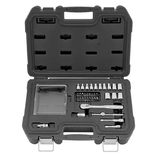 Гедоре комплект DeWALT вложки с тресчотка и накрайници  37 бр., 4-14 мм х 1/4", DWMT19238-1