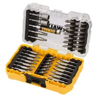 Комплект битове DeWALT PH/PZ/SB/TX/SW с магнитен държач  1/4", 40 бр., DT70717