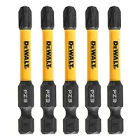 Комплект битове DeWALT PZ  3, 1/4", 57 мм, 5 бр., Extreme FlexTorq