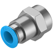 Съединител Festo Push In шлаух - резба  3/8, шлаух 10 мм, QSF-3/8-10-B - product - 062 FSL 170