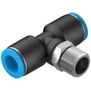 Тройник за пневматика Festo Push In шлаух - шлаух - Мрезба QST  3/8, шлаух 12 мм, QST-3/8-12 - product - 062 FSL 210