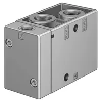 Разпределител на въздух Festo с пневматично задвижване  -0.95-10 bar, 1/4", 800 л/мин, VL/O-3-1/4