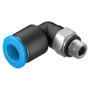 Съединител Festo Push In шлаух - резба Г-образен мини М5, шлаух 6 мм, QSML-M5-6 - product - 062 FSL 320