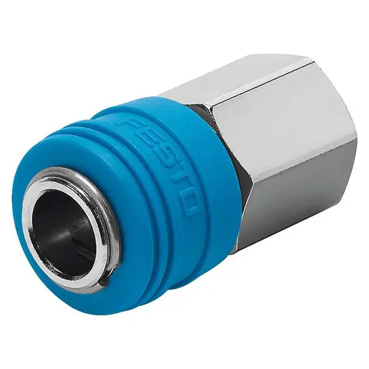 Съединител пневматичен Festo бърза връзка - резба  1/4", 7.2 мм, KD4-1/4-I