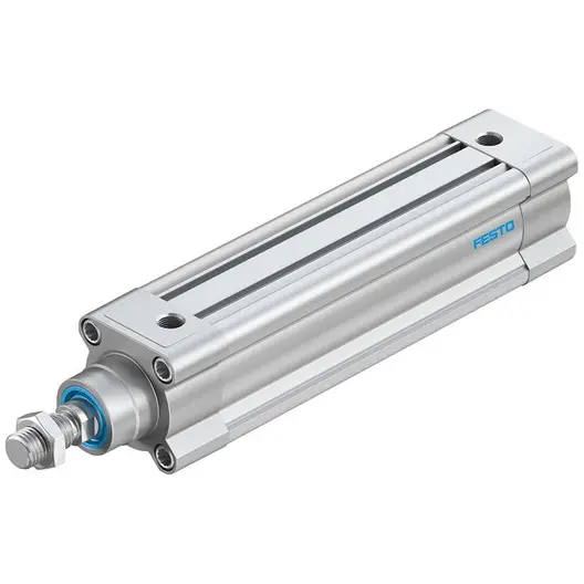Цилиндър Festo за пневматични задвижки  двойнодействащ, ф 50х160 мм, 1178 N, DSBC-50-160-PPVA-N3