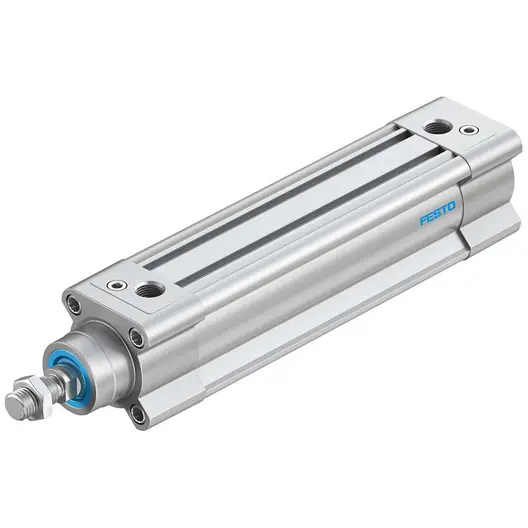 Цилиндър Festo за пневматични задвижки  двойнодействащ, ф 40х125 мм, 754 N, DSBC-40-125-PPVA-N3