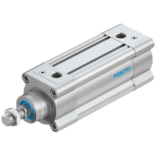 Цилиндър Festo за пневматични задвижки  двойнодействащ, ф 63х80 мм, 1870 N, DSBC-63-80-PPVA-N3
