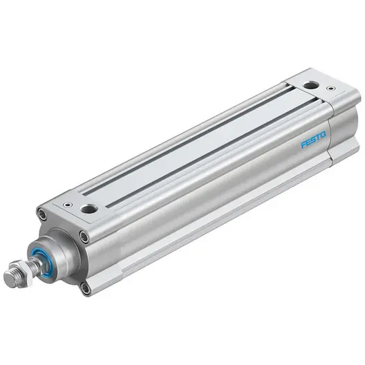 Цилиндър Festo за пневматични задвижки  двойнодействащ, ф 63х250 мм, 1870 N, DSBC-63-250-PPVA-N3