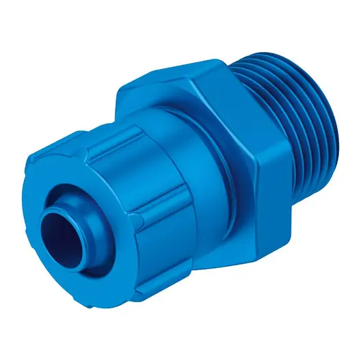 Съединител пневматичен Festo резба - маркуч  6 мм х 1/8", CK-1/8-PK-6