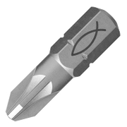 Накрайник бит PZ Fischer Pozidriv кръстат  PZ 3, 1/4, 25 мм, FPB - product - 062 FSR1316