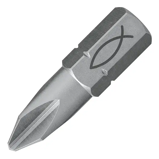 Накрайник бит PH Fischer Philips кръстат  PH 1, 1/4", 25 мм, FPB