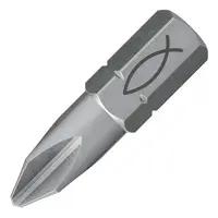 Накрайник бит PH Fischer Philips кръстат  PH 3, 1/4", 25 мм, FPB