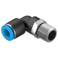 Коляно пневматично Festo Push In шлаух - резба  1/4", шлаух 8 мм, QSL-1/4-8
