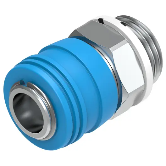 Съединител пневматичен Festo бърза връзка - резба  1/2", KD4-1/2-A